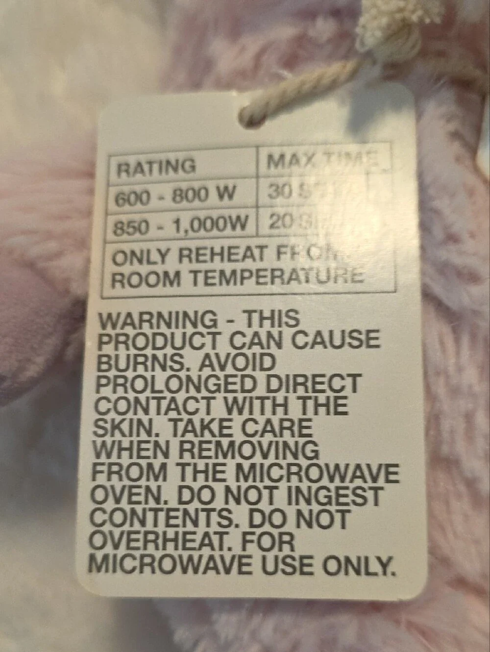 Warmies Plush Unicorn Heat Buddy - Pink